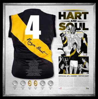 Richmond Tigers – Royce Hart Signed Jersey “Hart and Soul&...