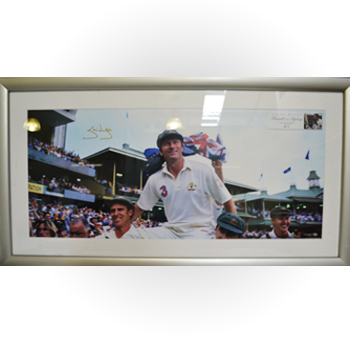 Cricket – Steve Waugh Signed & Framed ‘Farewell From S...