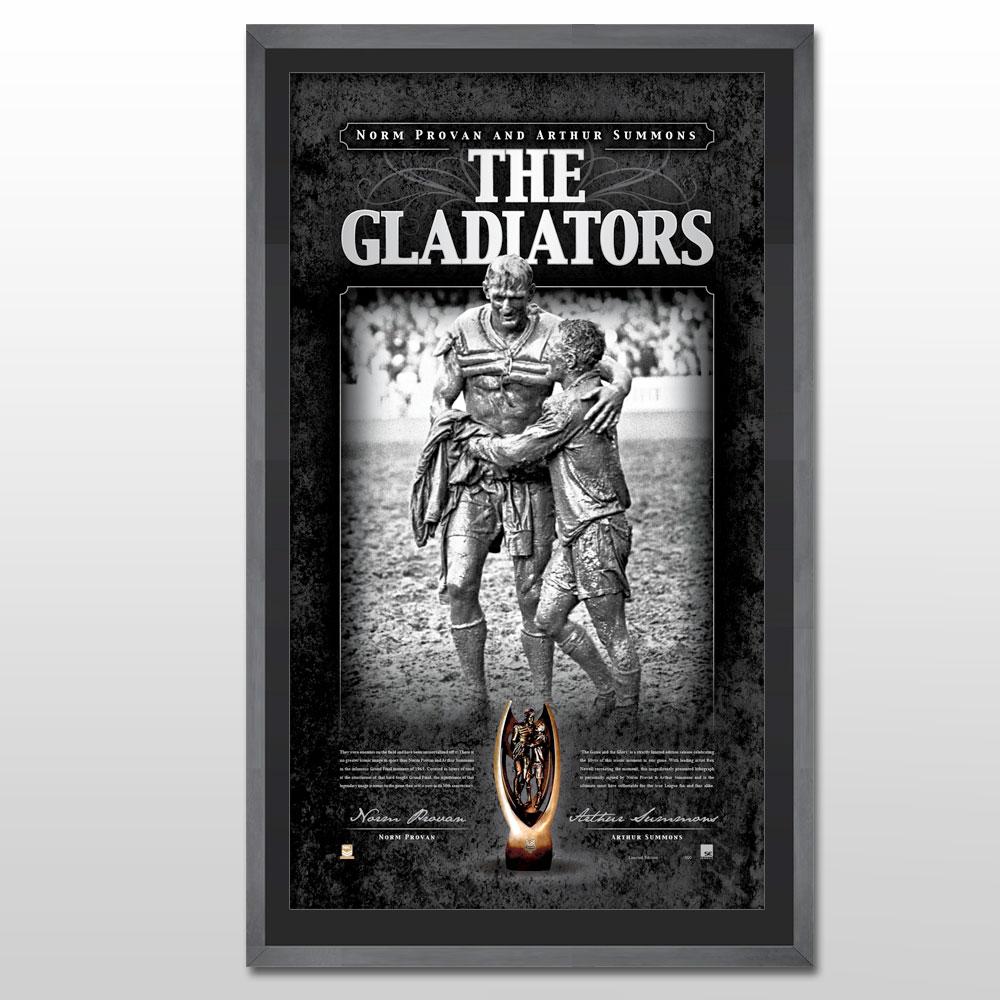 NRL – The Gladiators Norm Provan & Arthur Summons Signed &am...