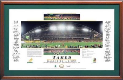 Rugby Union – 2001 Australian Wallabies Vs. British Lions –...