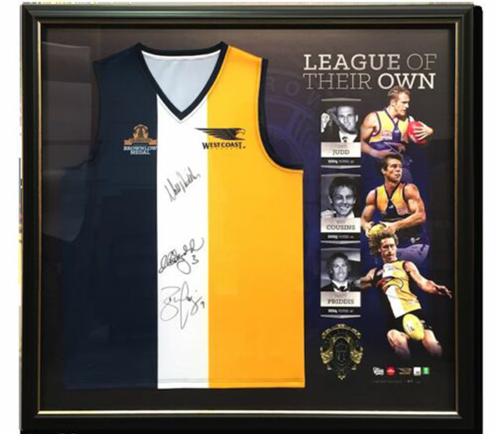 West Coast Eagles – League of Their Own Signed & Framed Lim...