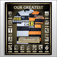 Wests Tigers – Signed & Framed ‘Our Greatest’ L...