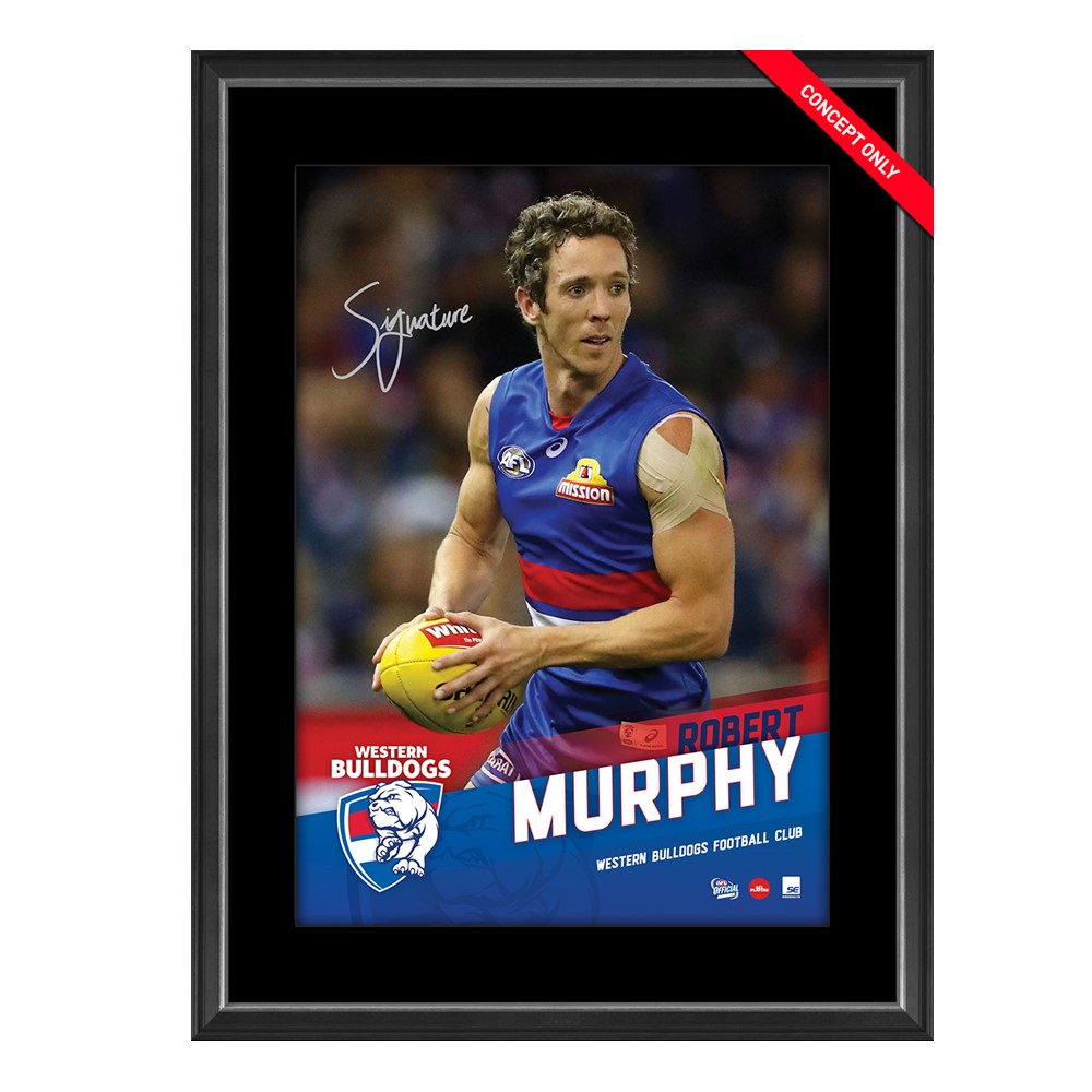 Western Bulldogs – Robert ‘Bob’ Murphy Signed &...