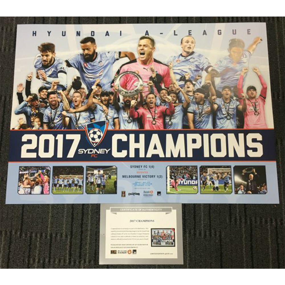SYDNEY FC 2016/17 Hyundai A-League Champions Sportsprint