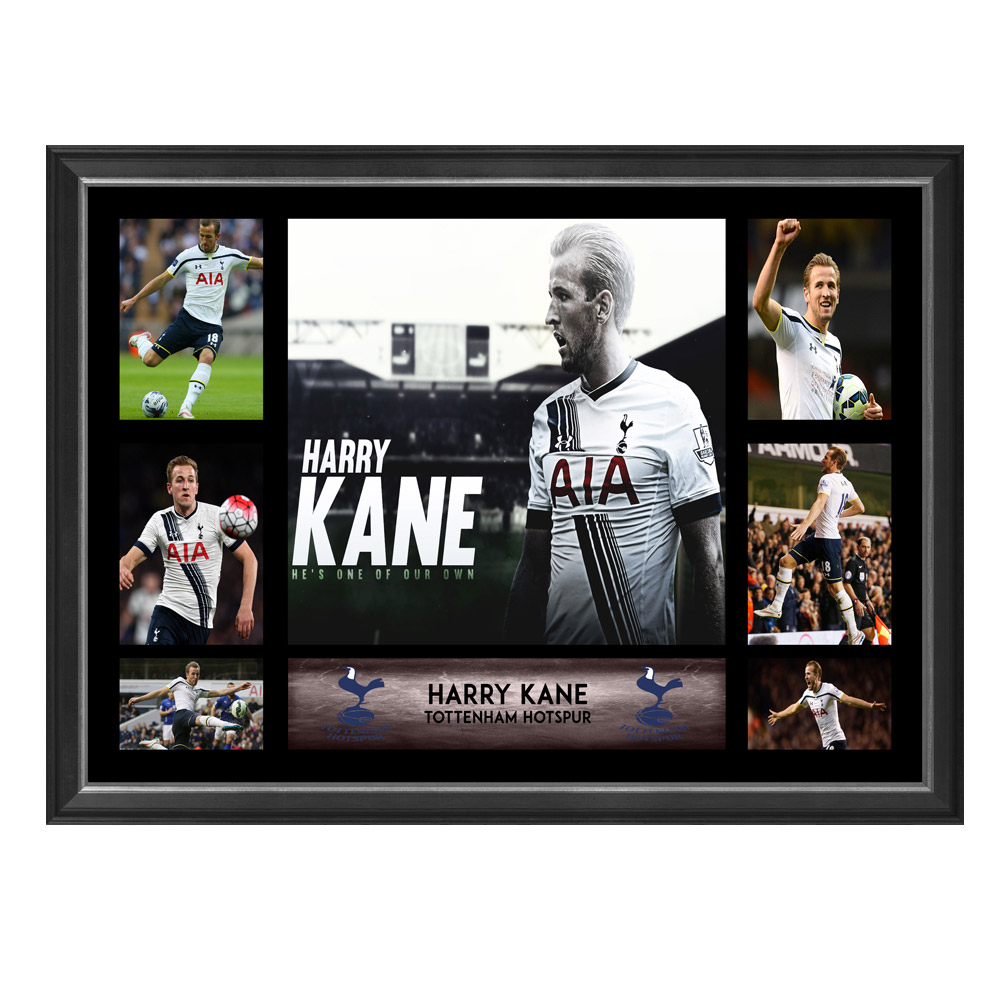 harry kane signed shirt framed