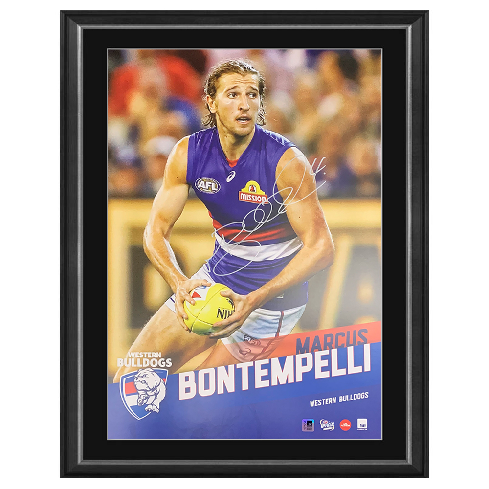 Western Bulldogs – Marcus Bontempelli Personally Hand Signed Ver...