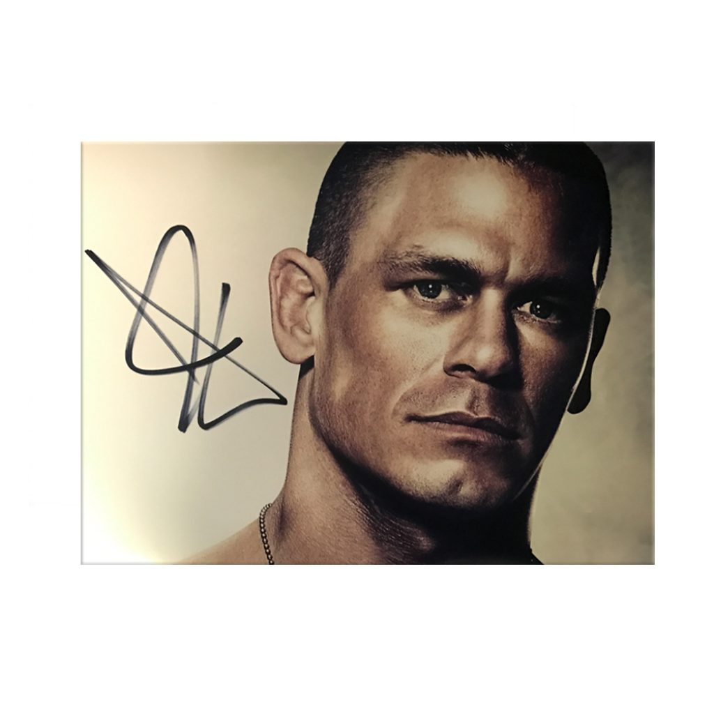 John Cena WWE Signed Photograph (Close Up) Taylormade Memorabilia