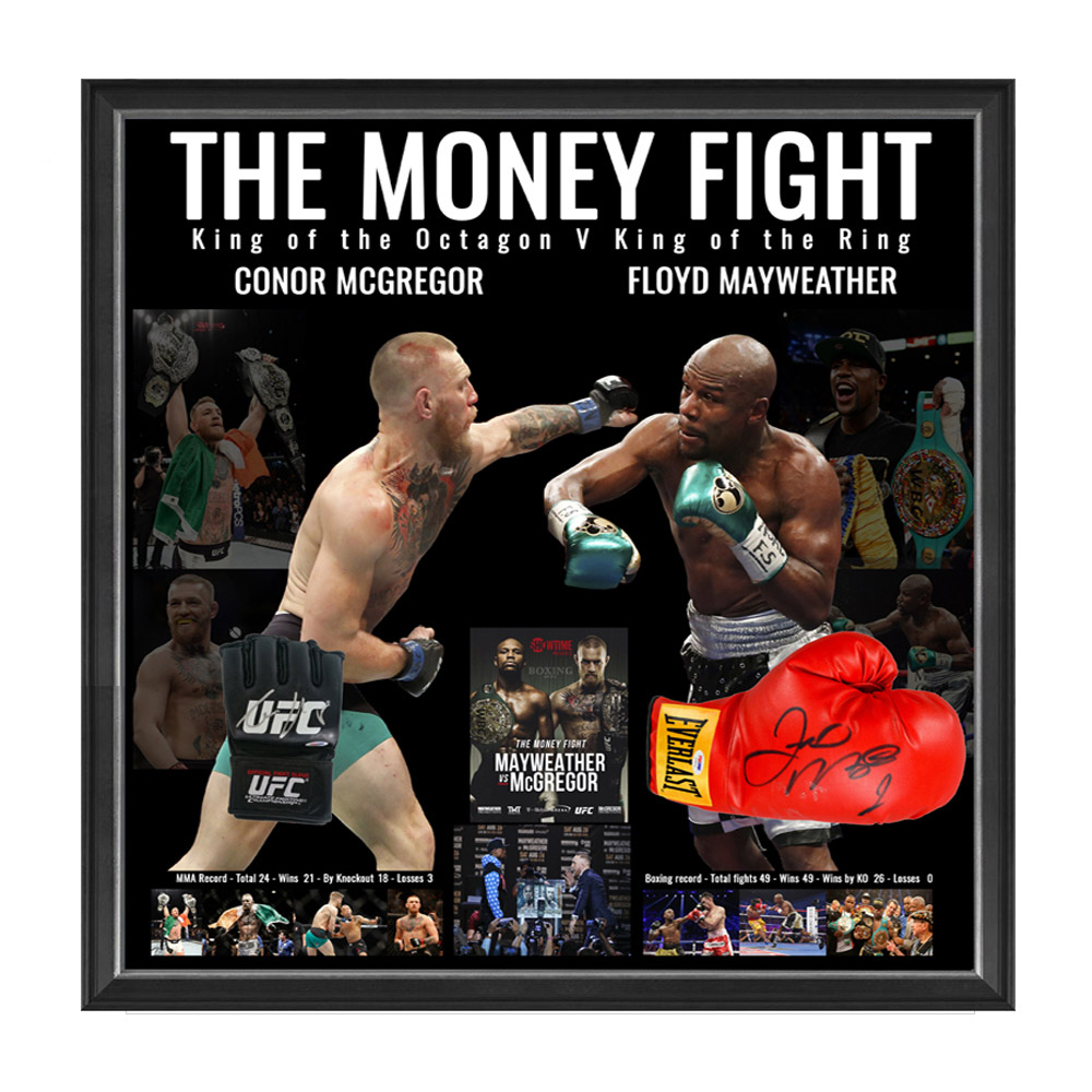 The Money Fight – Conor McGregor & Floyd Mayweather Signed &...