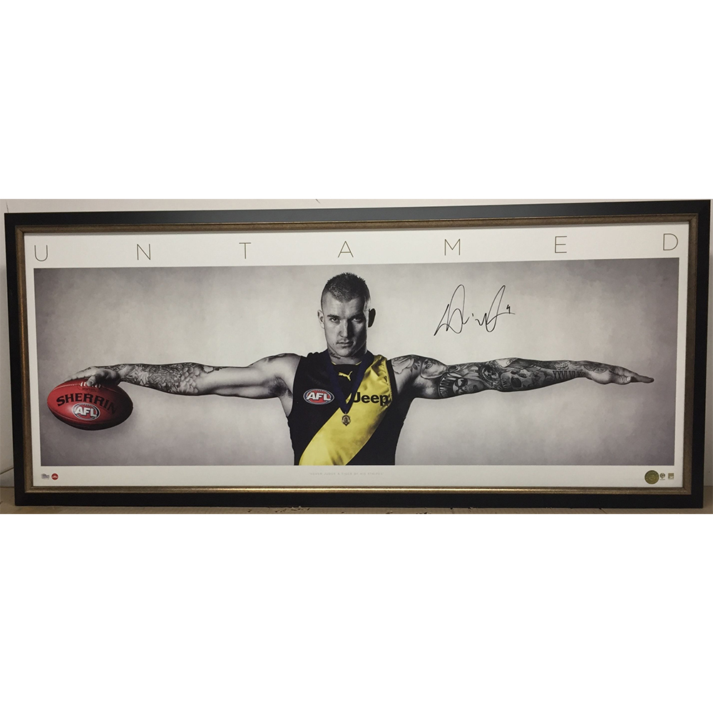 Richmond Tigers – Dustin Martin Hand Signed & Framed Large ...