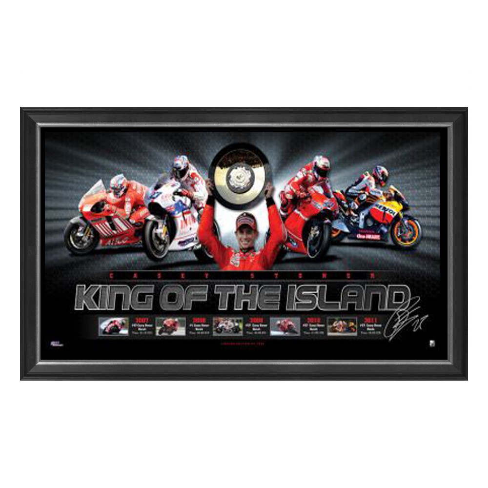 Casey Stoner – King of the Island Framed Sportsprint