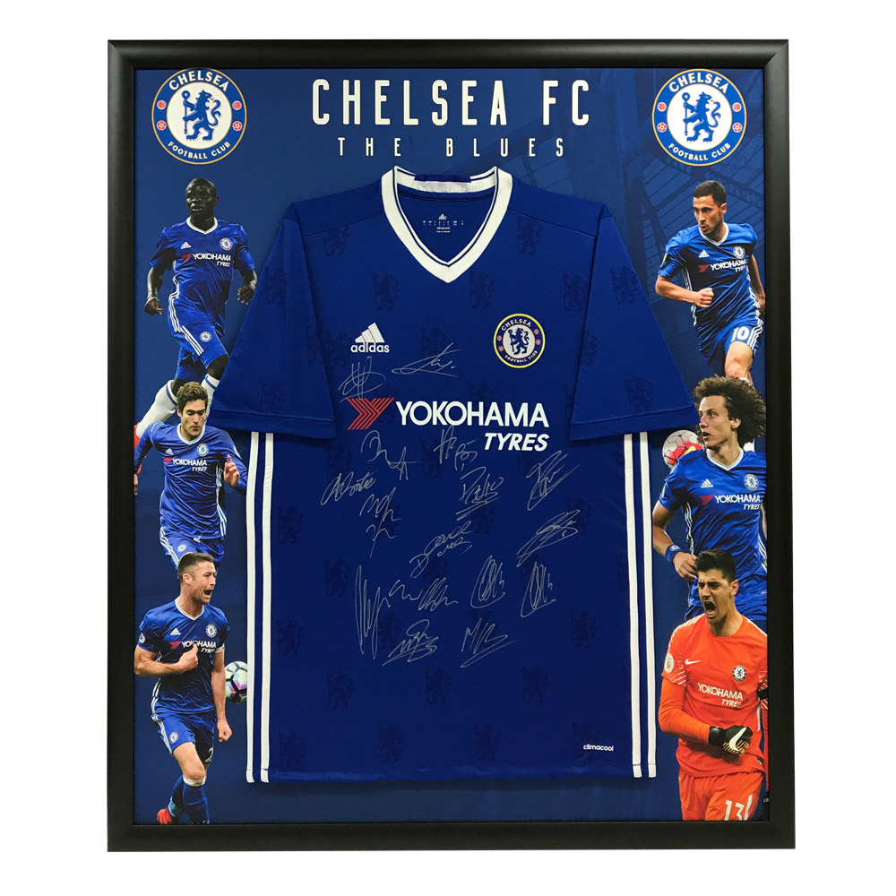 Soccer - Chelsea FC Signed \u0026 Framed 