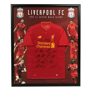 Liverpool 2019 2020 Premier League Champions Signed Framed Jersey Taylormade Memorabilia Sports Memorabilia Australia