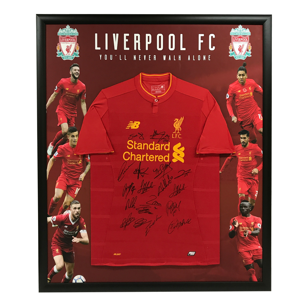 Soccer - Liverpool FC Signed \u0026 Framed 