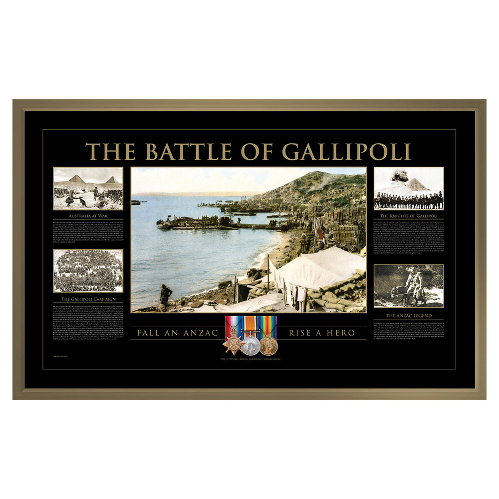 Military – The Battle of Gallipoli Framed Limited Edition Print