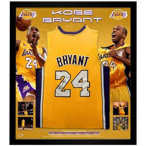 Basketball - Kobe Bryant Signed & Framed Panini Authentic Los Angeles Lakers Jersey