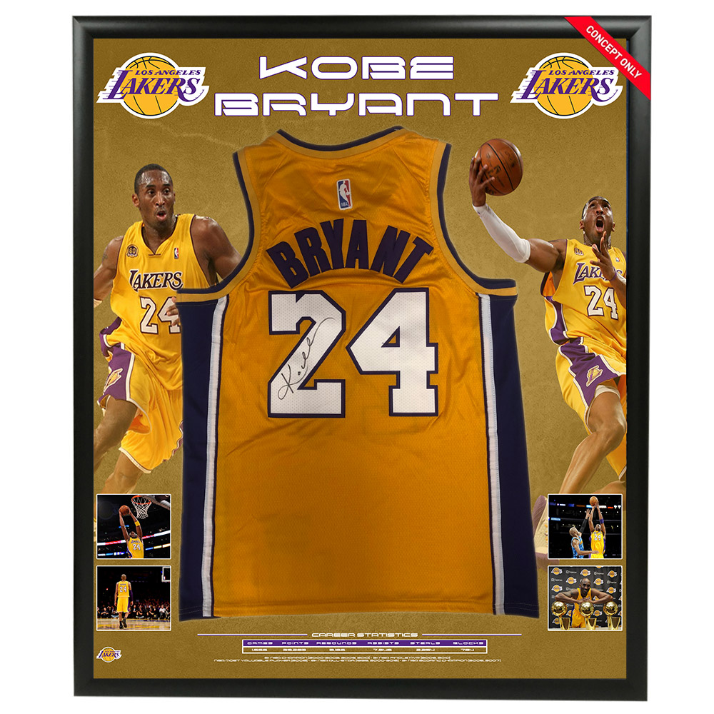 kobe bryant authentic signed jersey