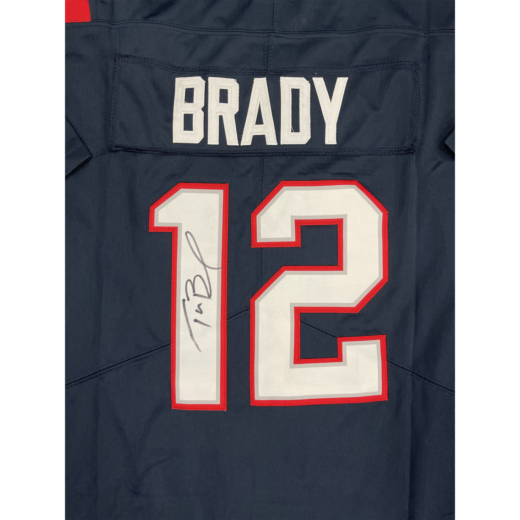 tom brady signed super bowl jersey