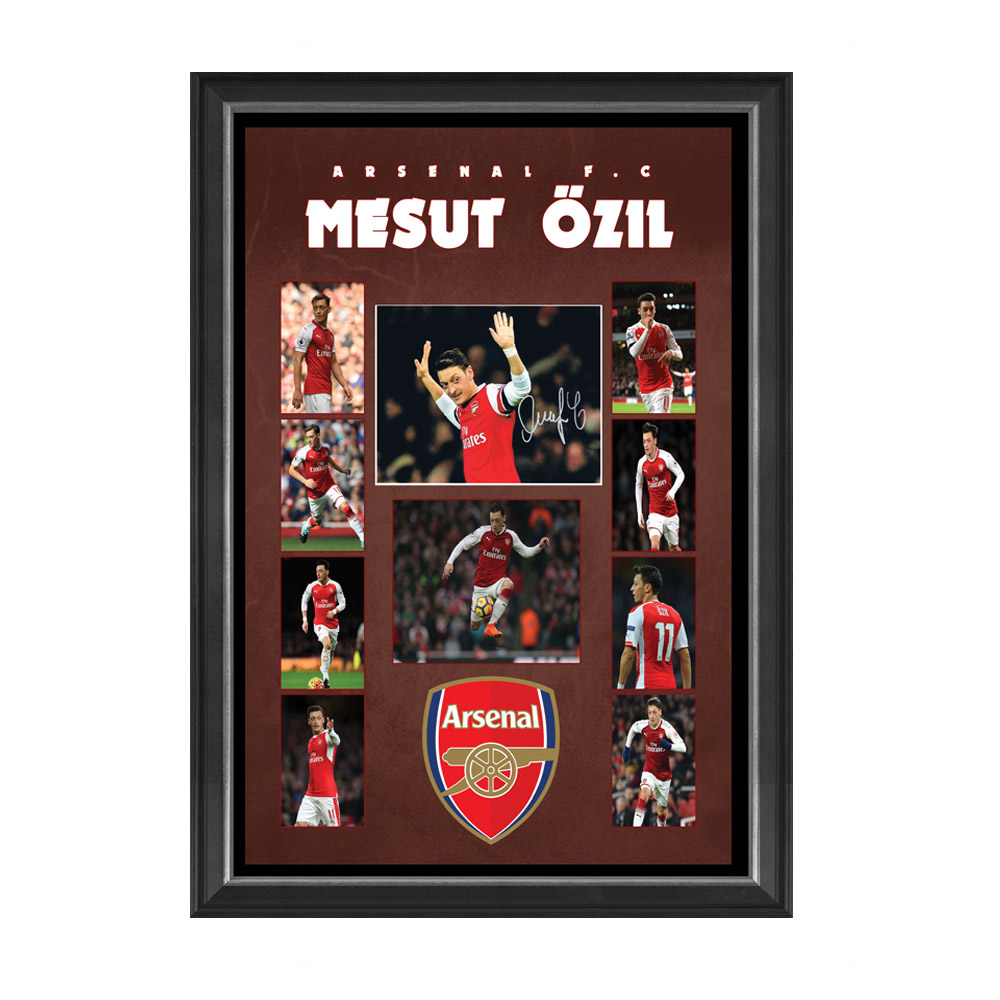 Soccer – Mesut Özil Signed Arsenal 6x8in Photo Vertaramic