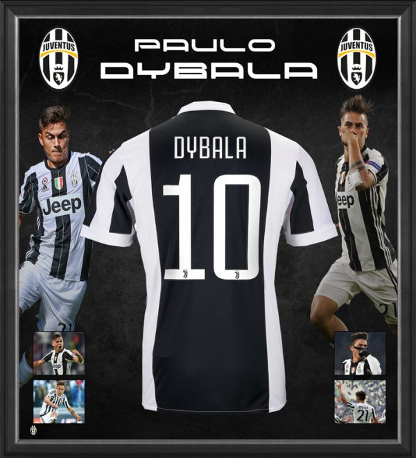 Soccer – Paulo Dybala Signed & Framed Juventus FC Jersey ...