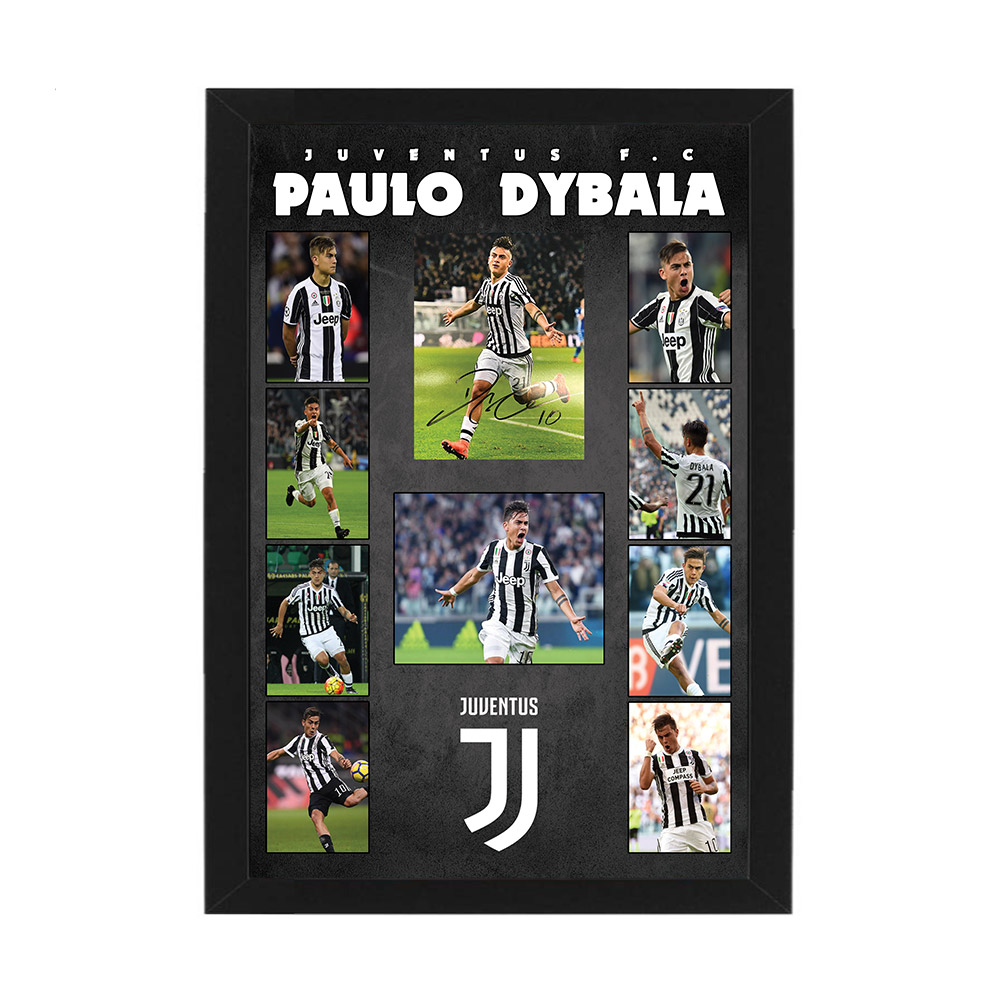Soccer – Paulo Dybala Signed Juventus 6x8in Photo Vertaramic
