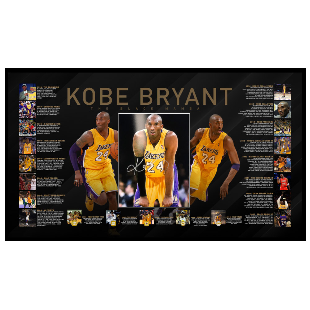 kobe bryant signed jersey 8