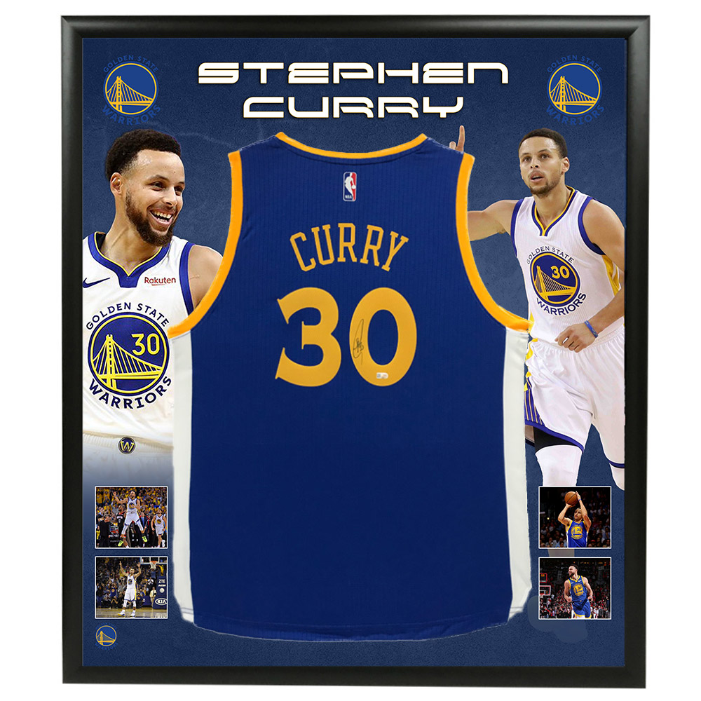 steph curry signed jersey