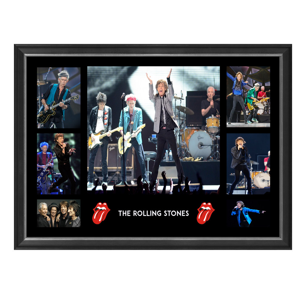 Music – The Rolling Stones Framed Photo Collage
