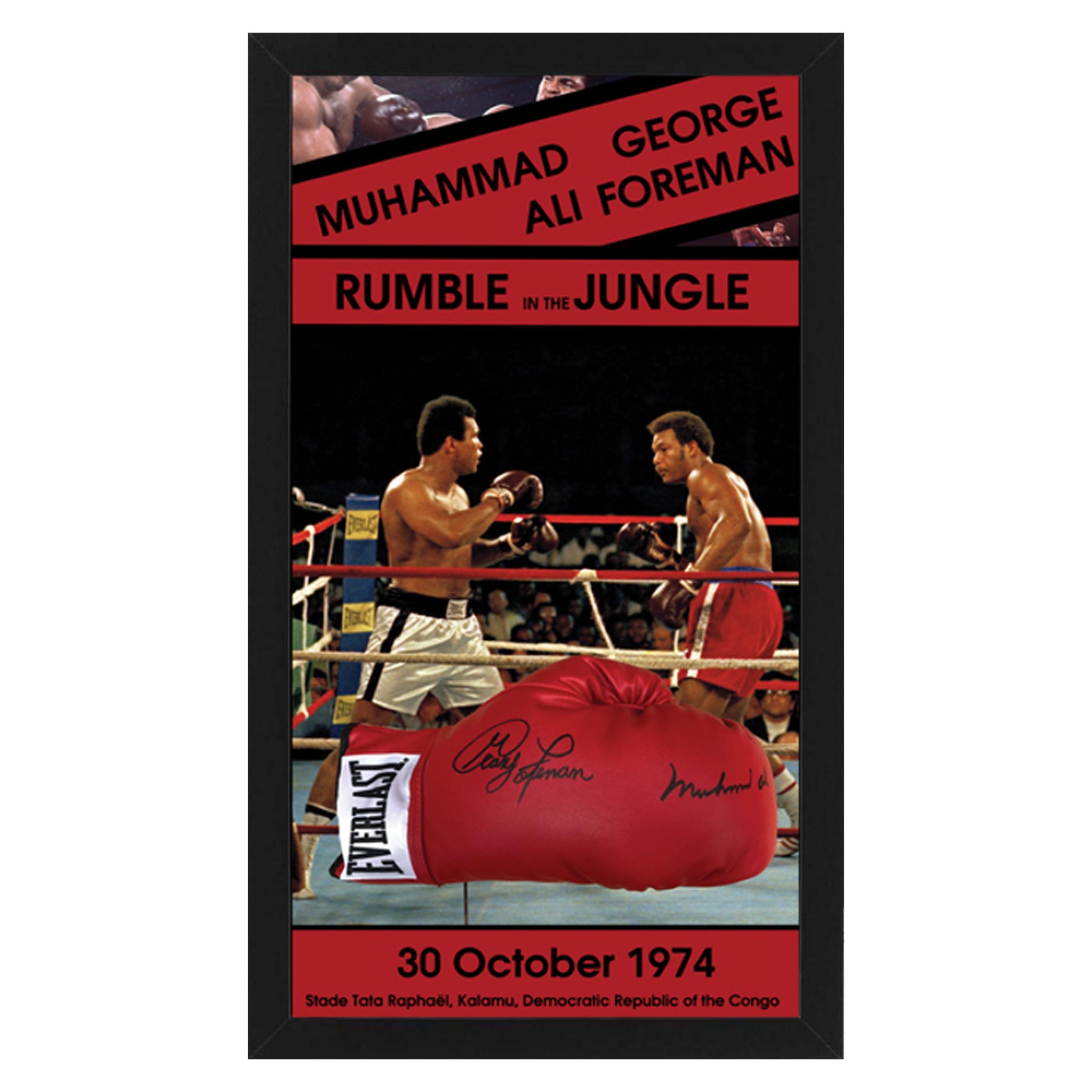 Boxing - Rumble In The Jungle Ali Vs Foreman Framed Poster | Taylormade ...