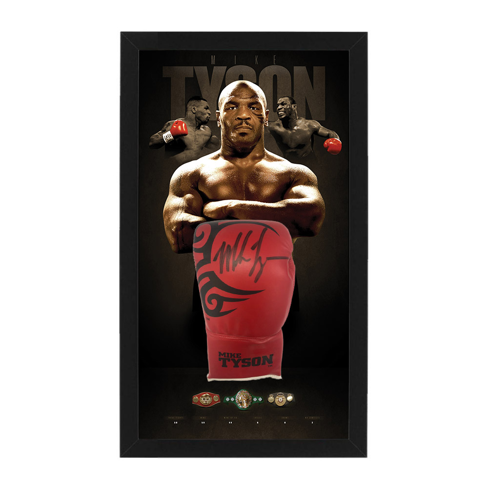 Mike Tyson – Signed and Framed Boxing Glove