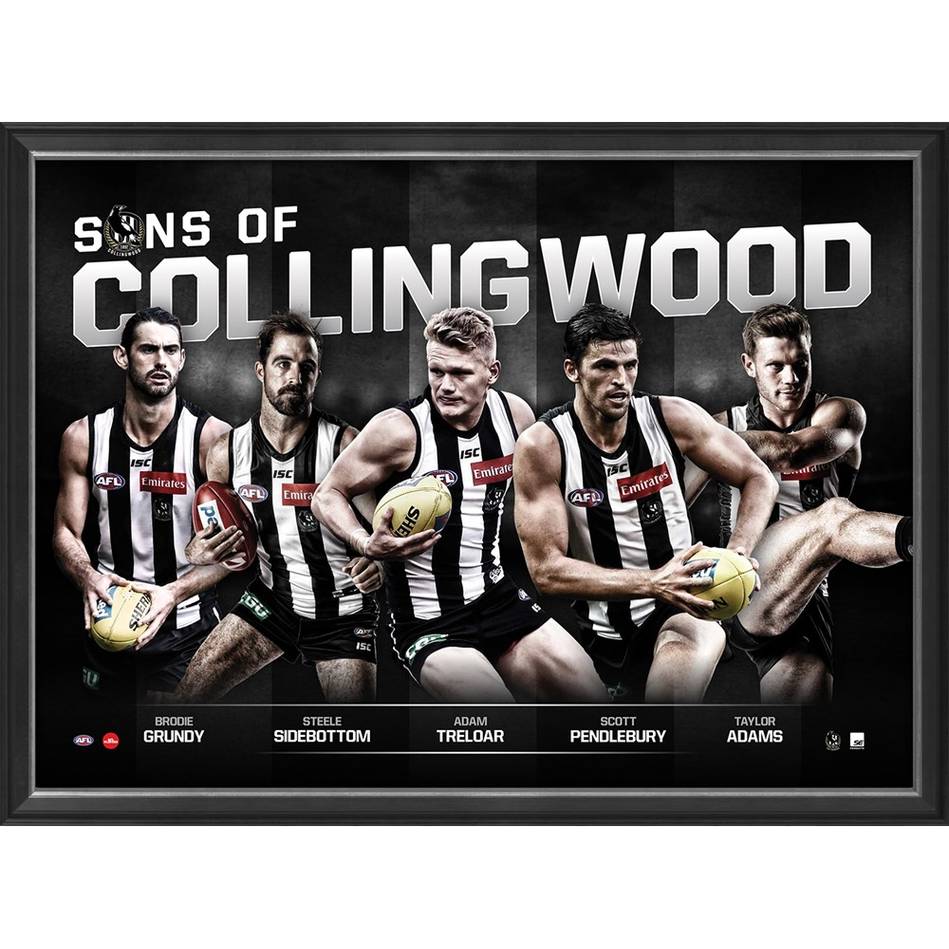 Collingwood Magpies – Sons of Collingwood Adam Treloar Hand Sign...