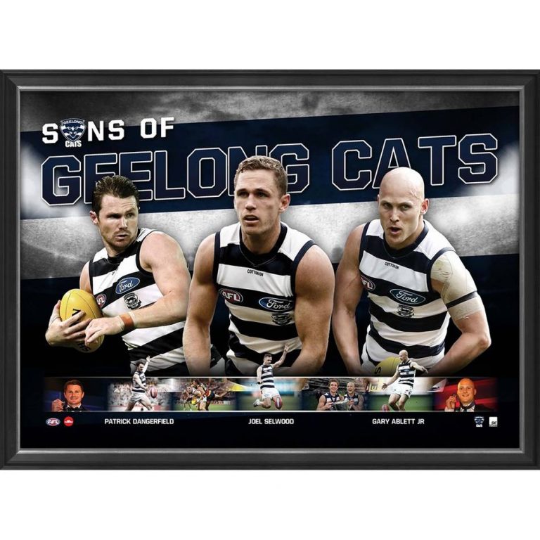 Geelong Cats Sons of Geelong Print Taylormade Memorabilia Sports Memorabilia Australia