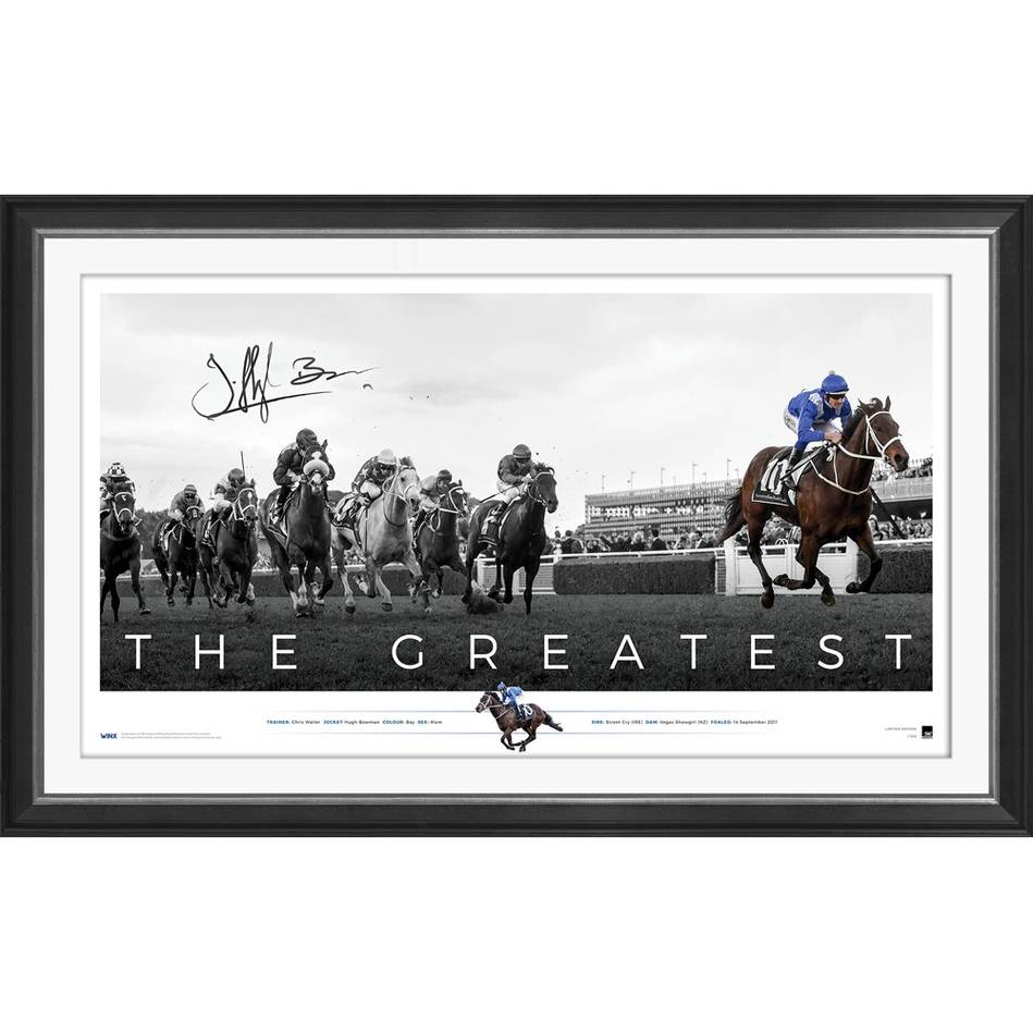 Horse Racing – WINX – Signed “The Greatest” Li...