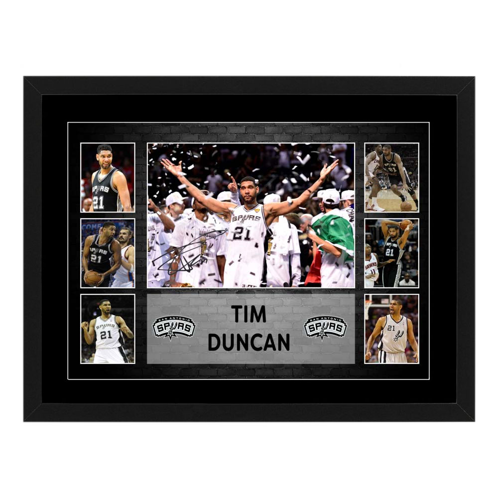 Basketball – Tim Duncan San Antonio Spurs Framed Pre Print