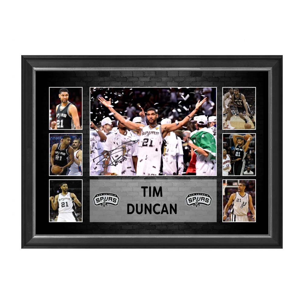 Tim Duncan San Antonio Spurs Framed 