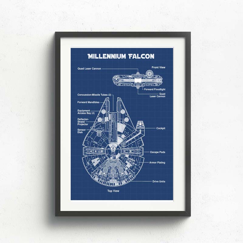 Wall Art Collection – Millennium Falcon