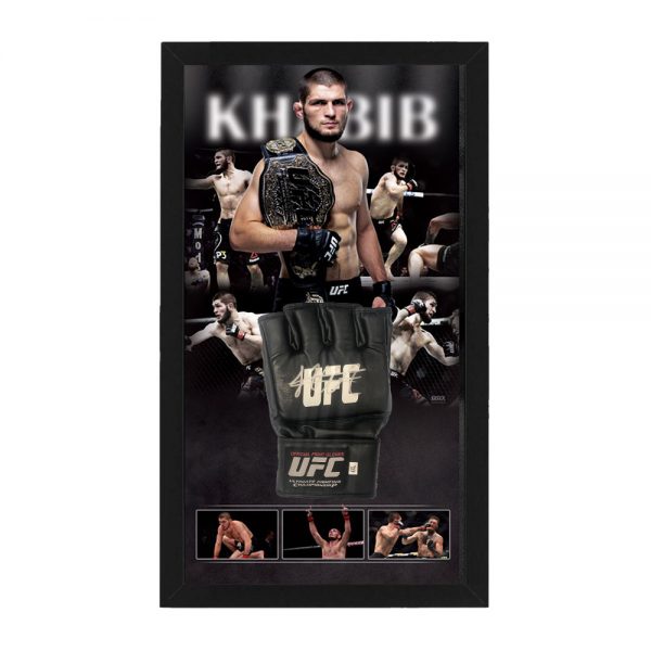 New Khabib Nurmagomedov UFC Champion Signed Limited Edition Memorabilia Framed 