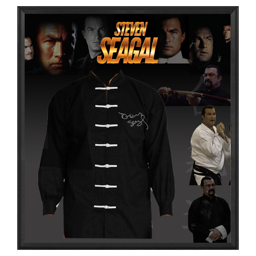 Entertainment – Steven Seagal Signed and Framed Jacket