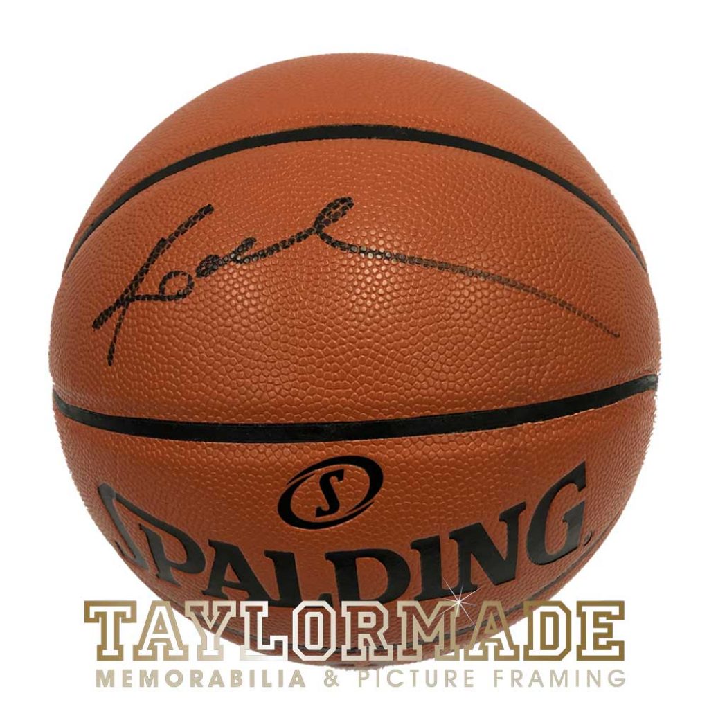 kobe bryant autographed basketball