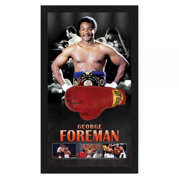 george foreman signed glove