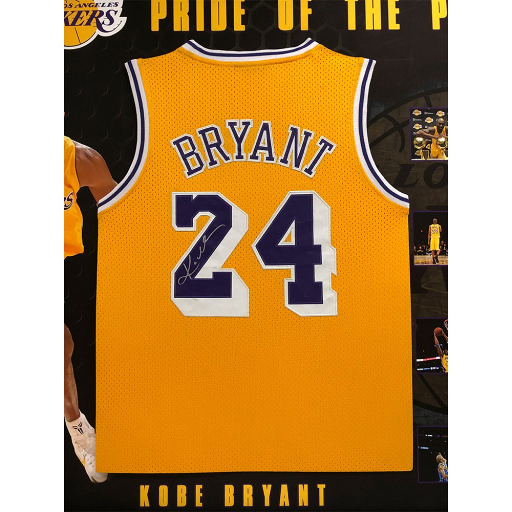 Basketball - Kobe Bryant Signed & Framed Panini Authentic Los Angeles  Lakers Jersey, Taylormade Memorabilia