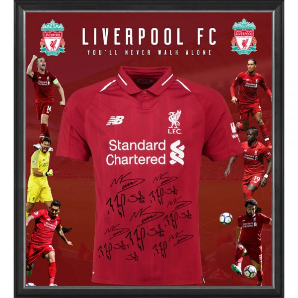 Soccer - 2018/19 Liverpool Squad Signed Jersey | Taylormade Memorabilia | Sports Memorabilia 