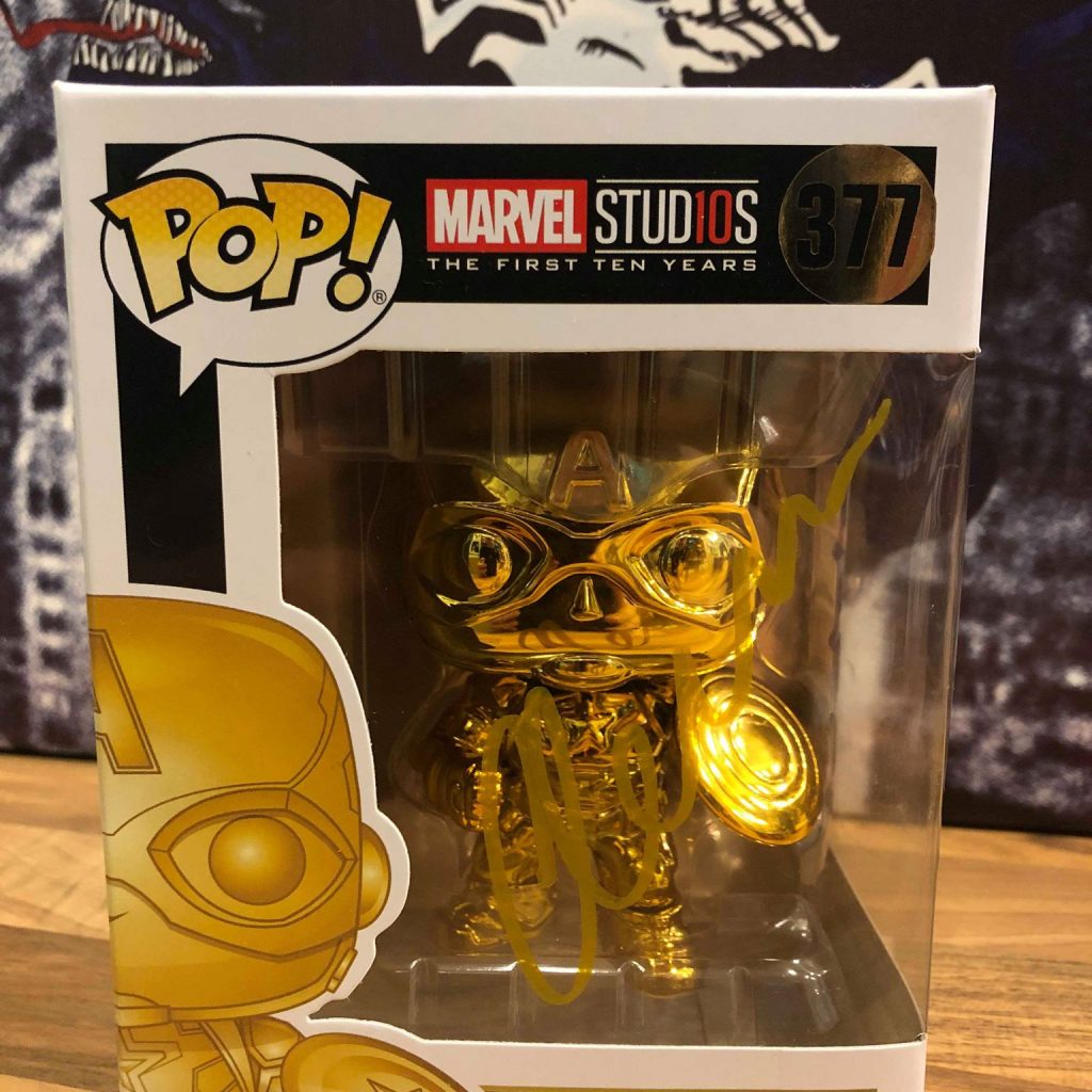 captain america gold funko pop