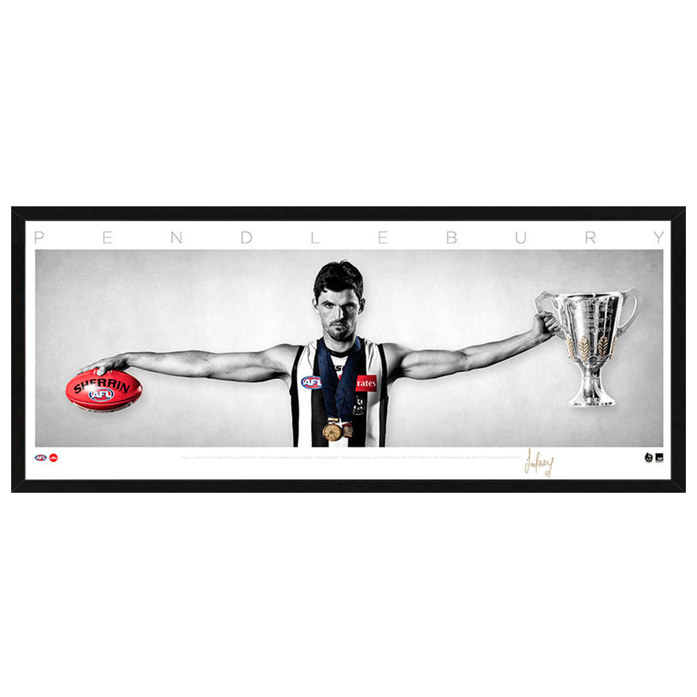 AFL – Collingwood Magpies – Scott Pendlebury Framed Mini W...