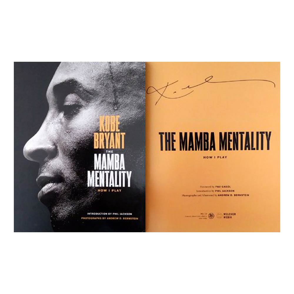 Kobe Bryant Hand Signed Mamba Mentality Book