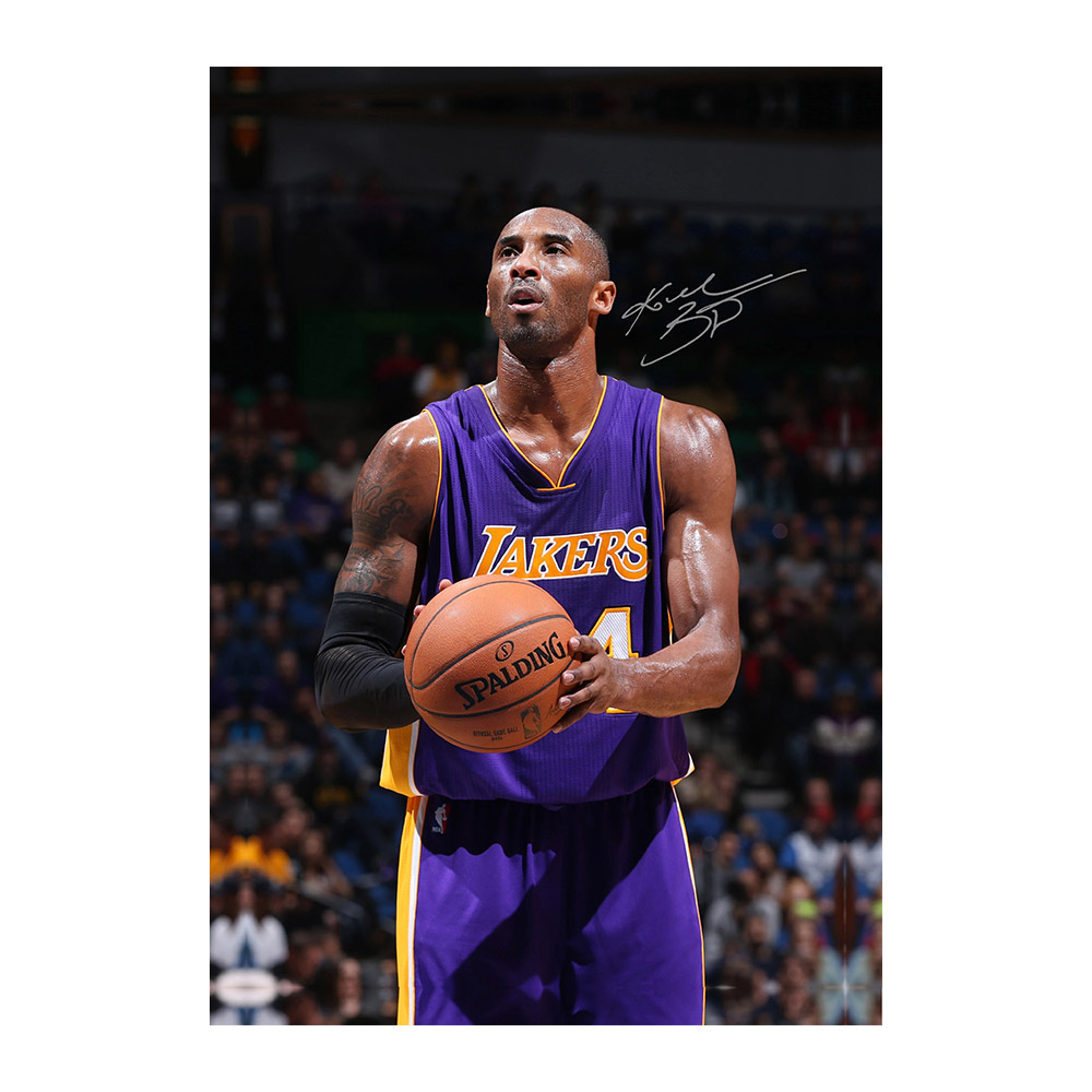 Kobe Bryant Los Angeles Lakers Large Canvas Print | Taylormade ...