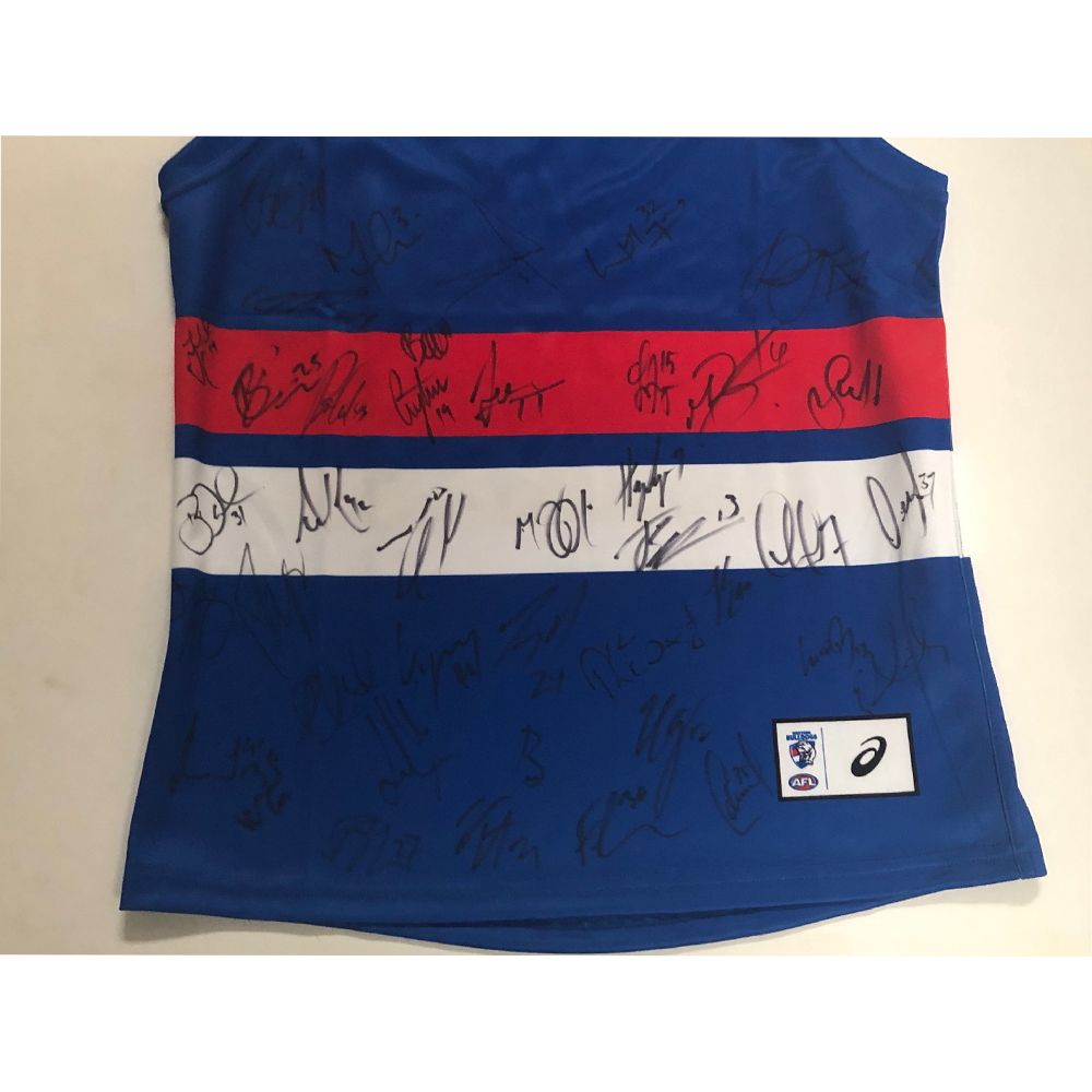 Western Bulldogs - 2020 Team Signed Guernsey | Taylormade ...