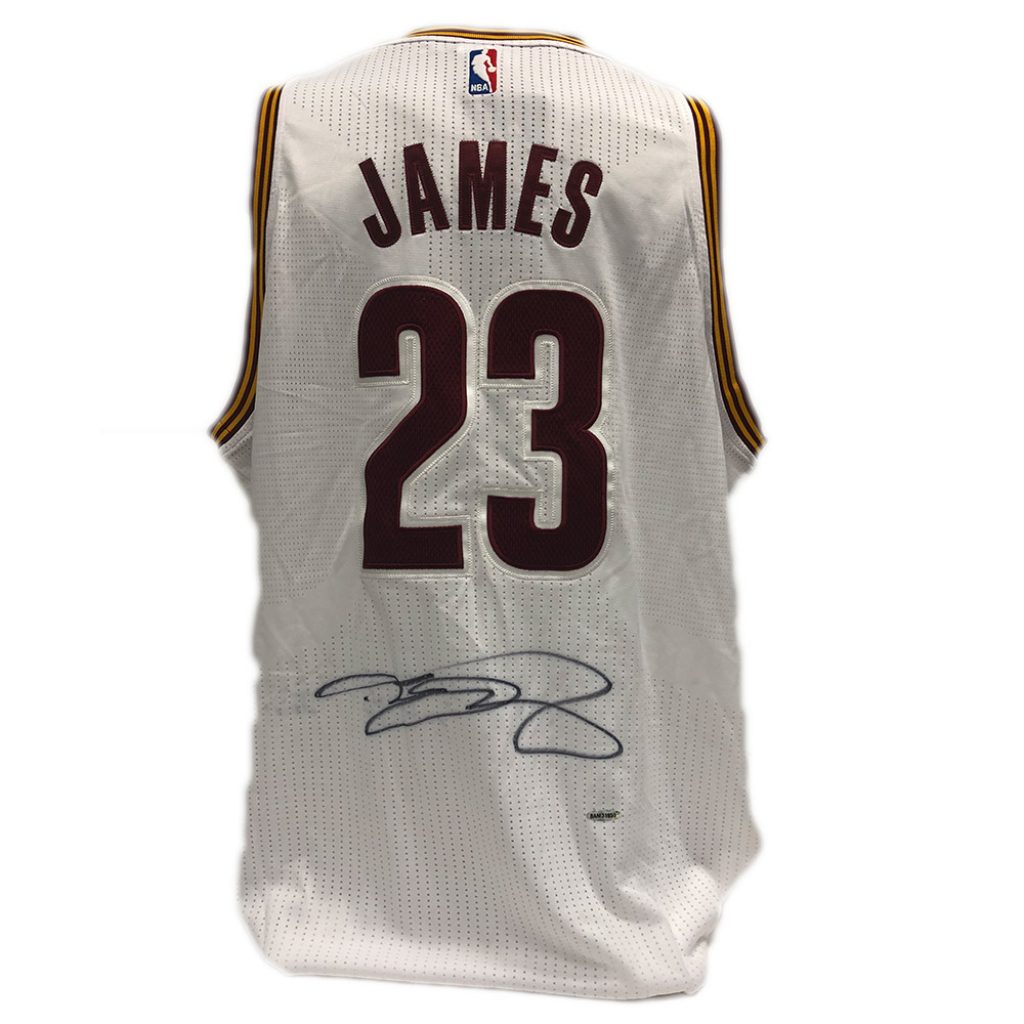 LeBron James Autographed Jersey - Adidas Blue 3X Finals MVP Patch Upper Deck