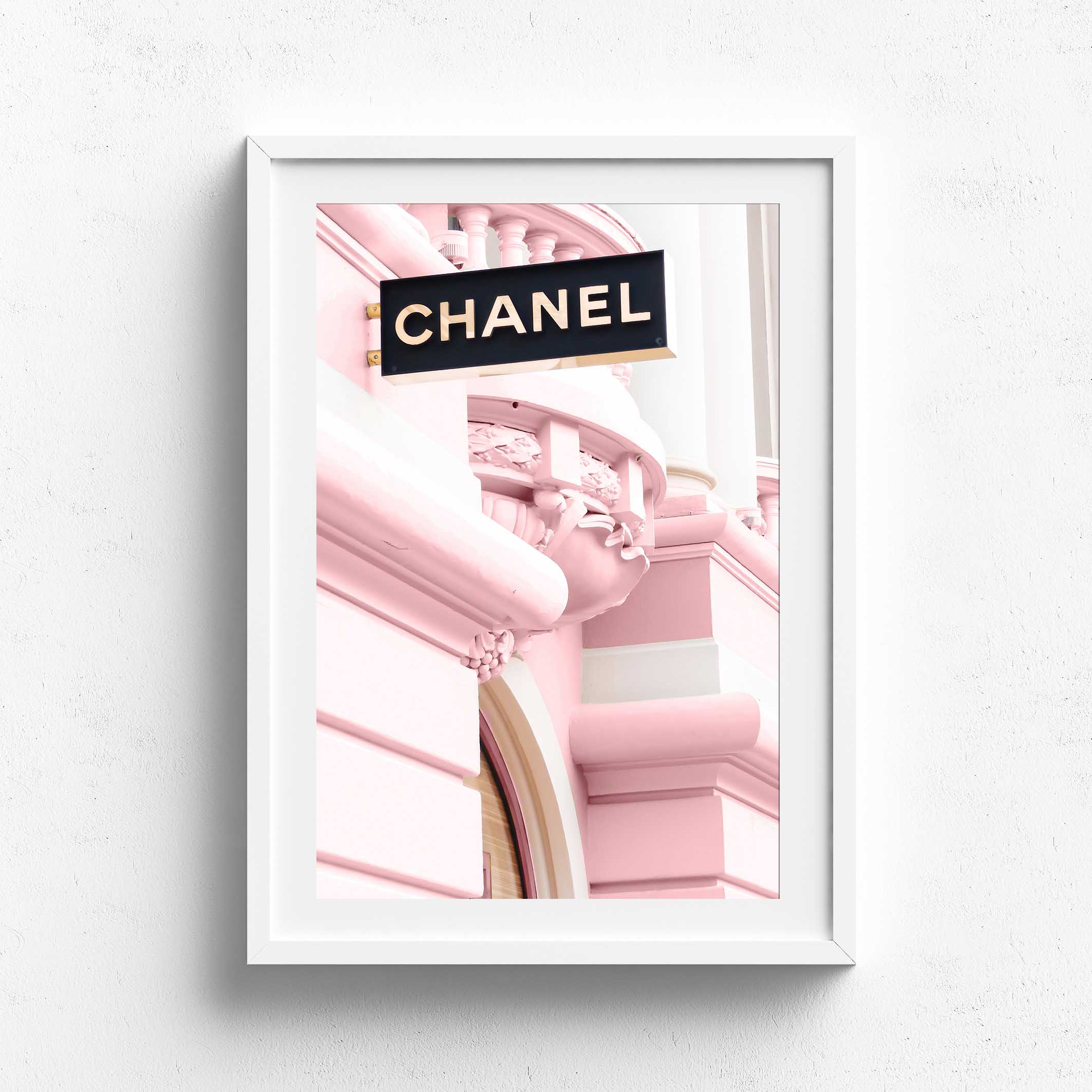 Wall Art Collection – Chanel Gold Sign