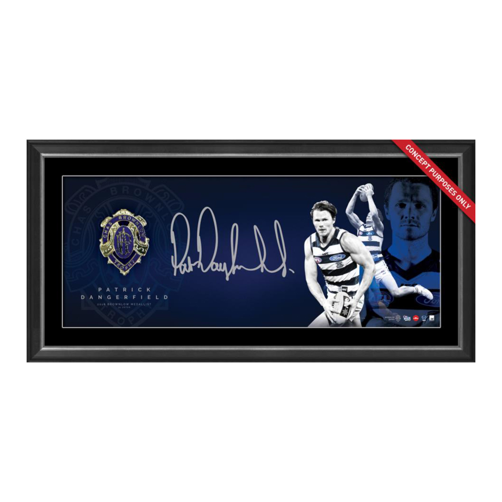 Geelong Cats – Patrick Dangerfield Signed & Framed Limited E...