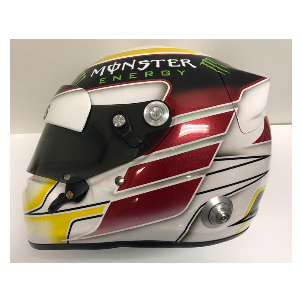 Formula 1 Lewis Hamilton Hand Signed Helmet Taylormade Memorabilia